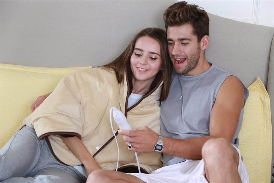 Coral Fleece Heating Coat