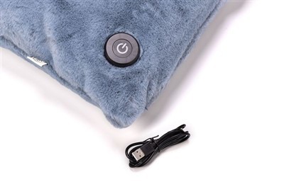 Faux Rabbit Fur Heating Pillow